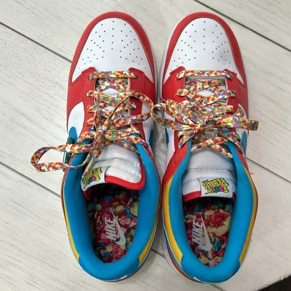 Nike dunks fruity pebbles worn very few times in good condition - Picture 4 of 8